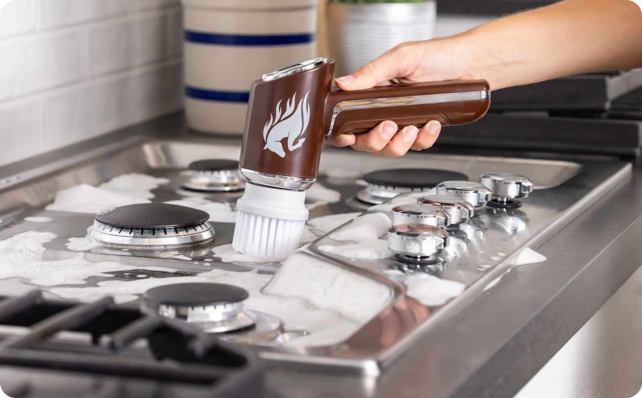 Make Kitchen Cleaning a Breeze with Powerful Scrubbing! }}